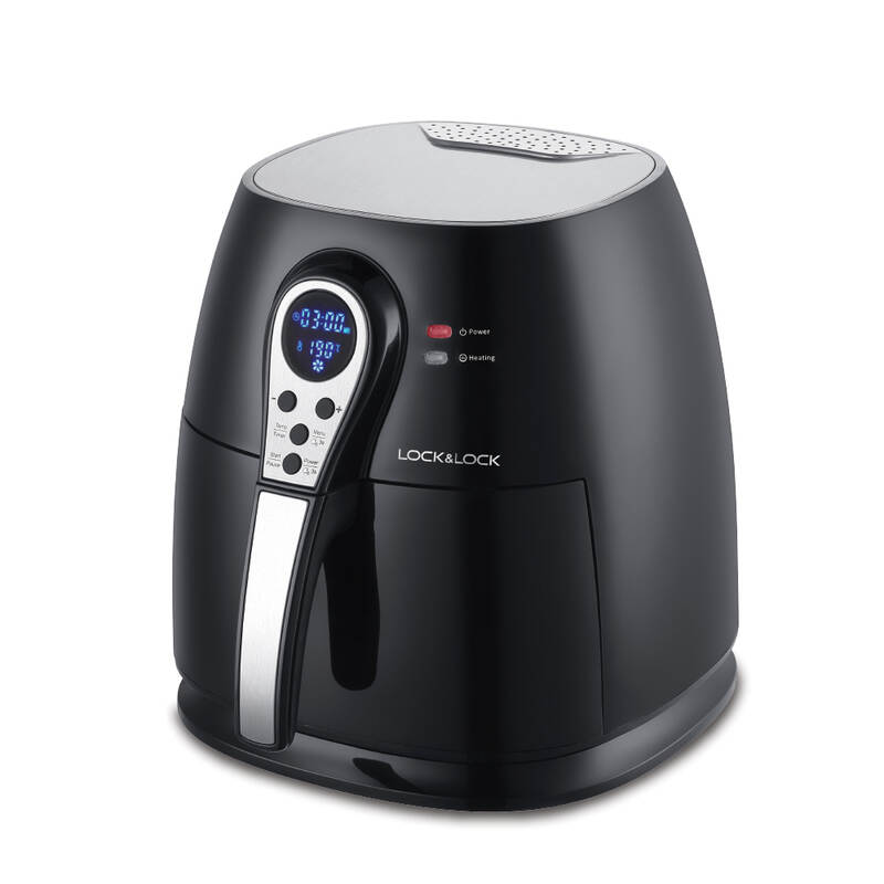Nồi Chiên Không Dầu LocknLock 3.0L - Màu Đen - EJF276, , large image number null